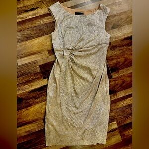 Gold Cocktail Dress